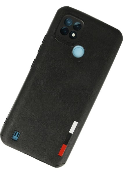 Realme C21 Kılıf Loop Deri Silikon - Siyah Dpmah fiyatları