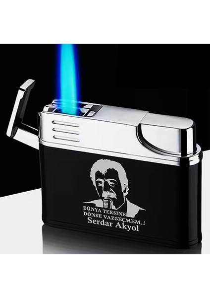 Kişiye Özel Isimli Siyah Gazlı Tasarım Çakmak Müslüm Gürses Baskılı fiyatları