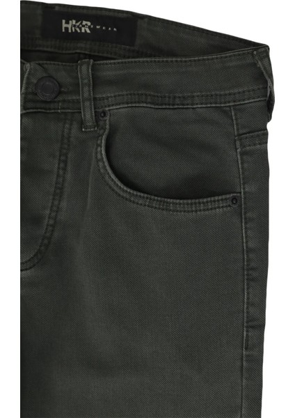Fistan Store Erkek Yeşil Normal Bel Dar Kesim Dar Paça Jean Pantolon modelleri