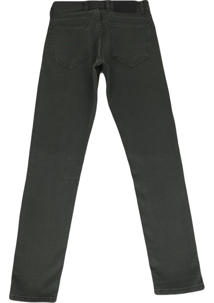 Fistan Store Erkek Yeşil Normal Bel Dar Kesim Dar Paça Jean Pantolon fırsatları