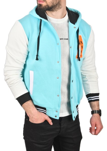 Kapüşonlu Içi Şardonlu Üç Iplik Nakışlı Kolej Ceket Mont 2304781 fiyatları