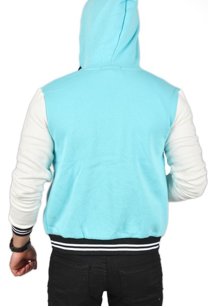 Kapüşonlu Içi Şardonlu Üç Iplik Nakışlı Kolej Ceket Mont 2304781 indirimleri