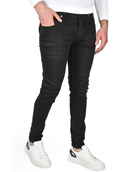 Yeni Sezon Taşlanmış Slim Fit Likralı Kot Pantolon Jean 2505830