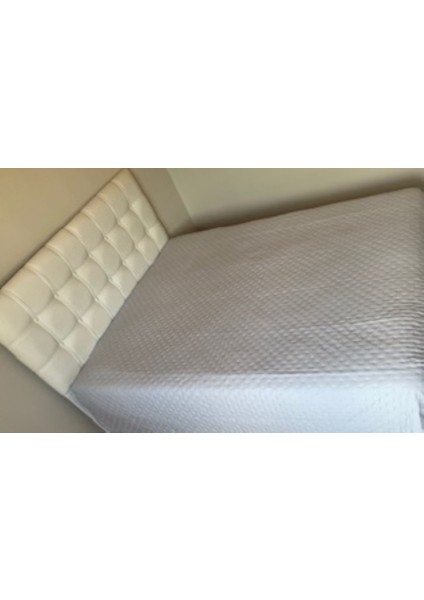 Düz Boya Lazer Kapitoneli Çok Amaçlı Pike Battal Boy 230 x 250 cm Yatak Örtüsü fiyatları