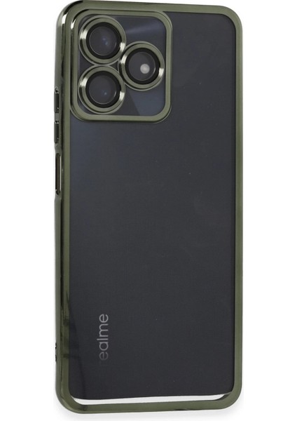 Realme C53 Kılıf Razer Lensli Silikon - Yeşil Dpmah