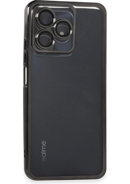 Realme C53 Kılıf Razer Lensli Silikon - Siyah Dpmah