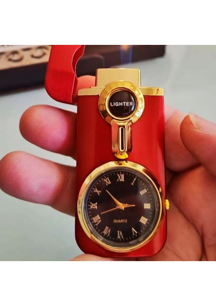 Kişiye Özel Isimli Metal Rüzgar Geçirmez Saatli Gazlı Baskılı Tasarım Çakmak Aslan Baskılı fiyatları