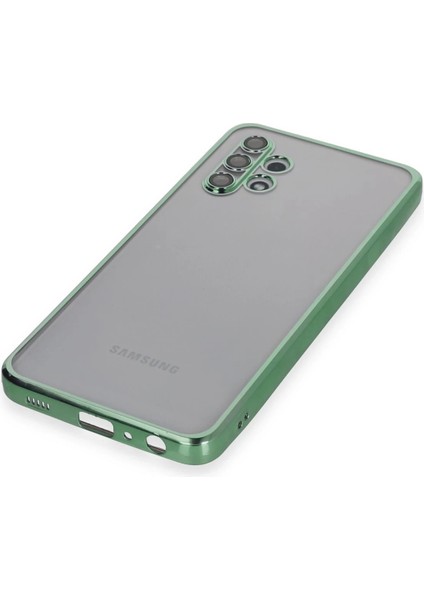 Samsung Galaxy A32 Kılıf Razer Lensli Silikon - Yeşil Dpmah fırsatları