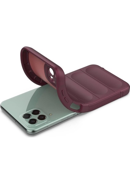 Samsung Galaxy M33 Kılıf Optimum Silikon - Bordo Dpmah