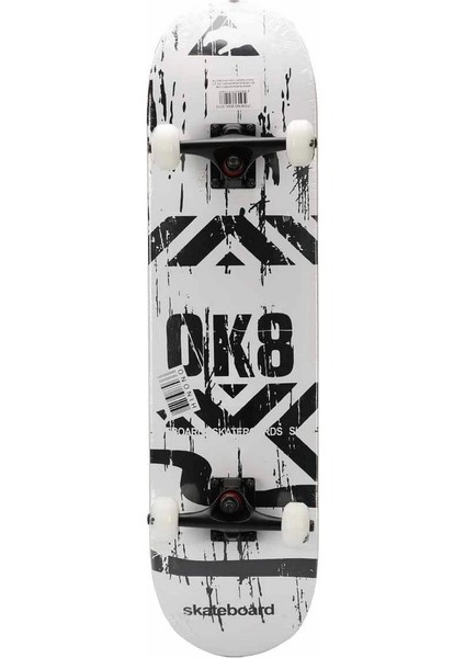 Hsyn Ahşap Desenli Kaykay 80 cm Akdenizpos Yeni