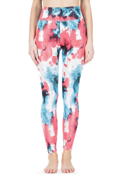 Desenli Yüksek Bel Kadın Tayt 0606 fırsatları