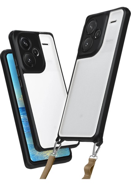 Xiaomi Redmi Note 13 Pro Plus Kılıf Penta Silikon Kılıf - Siyah Dpmah