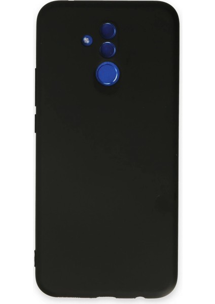 Huawei Mate 20 Lite Kılıf Nano Içi Kadife Silikon - Siyah Dpmah