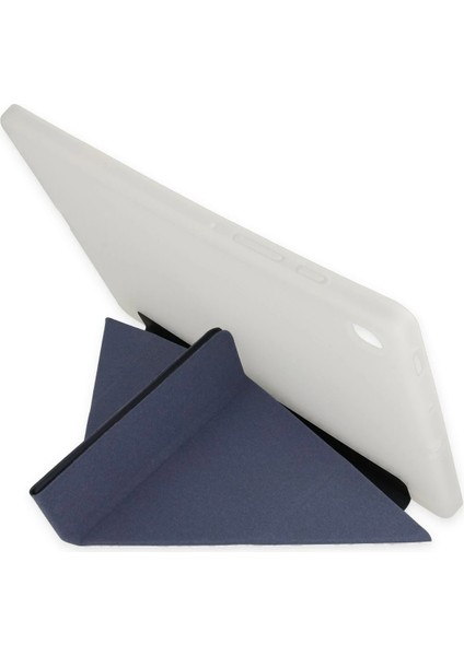 Ipad 10.2 (8.nesil) Kılıf Kalemlikli Mars Tablet Kılıfı - Lacivert Dpmah