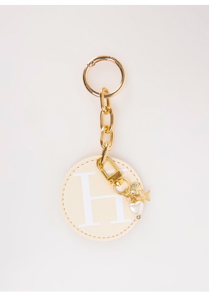 Happyme Çanta Aksesuar Yuvarlak Harfli Charm Hm 09 H