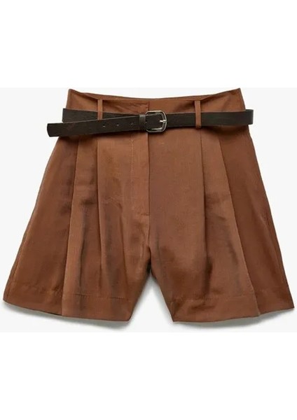 Normal Bel Regular Fit Kahve Kadın Şort 5SAK40092EW modelleri