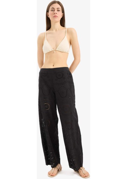 Regular Fit Brode Plaj Pantolonu-Fall in Love E4711AX25SM modelleri