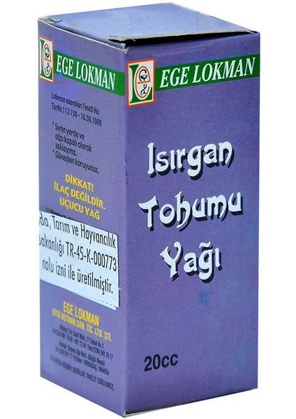 Isırgan Tohumu Yağı 20 cc