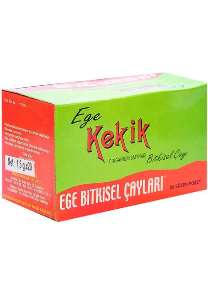 Kekik Otu Bitki Çayı 20 Süzen Poşet