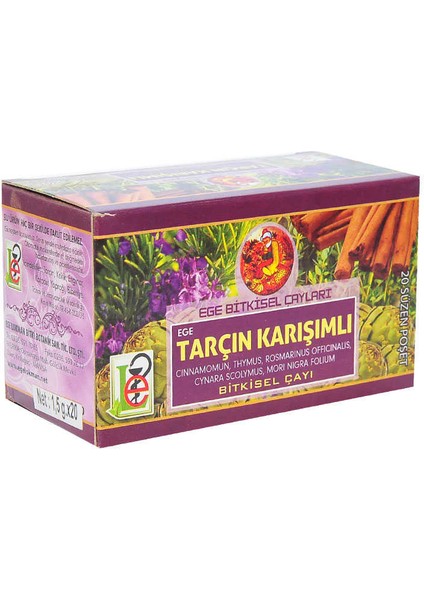 Tarçın Karışımlı Bitkisel Çay 20 Süzen Poşet