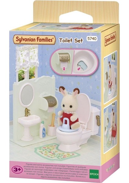 5740 Sylvanian Families Tuvalet Seti (Figürler Dahil Değildir) +3 Yaş