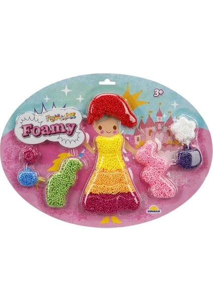 1003565 Funmix Foamy Renkli Dünyalar Slime -Sunman