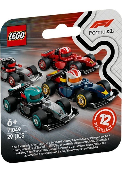 71049 LEGO Formula1 Sürpriz Paket Koleksiyonluk Yarış Arabası 29 Parça +5 Yaş