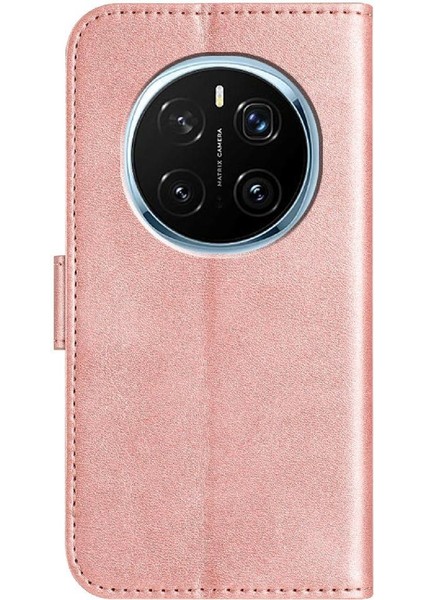Honor Magic 7 Pro Tam Korumalı Telefon Pu Deri Cüzdan Standlı Kılıf (Yurt Dışından)