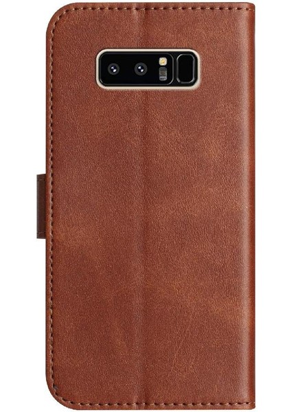 Samsung Galaxy Note 8 Tam Korumalı Telefon Pu Deri Cüzdan Standlı Kılıf (Yurt Dışından)