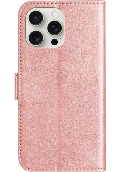 iPhone 16 Pro Tam Korumalı Telefon Pu Deri Cüzdan Standlı Kılıf (Yurt Dışından) indirimleri