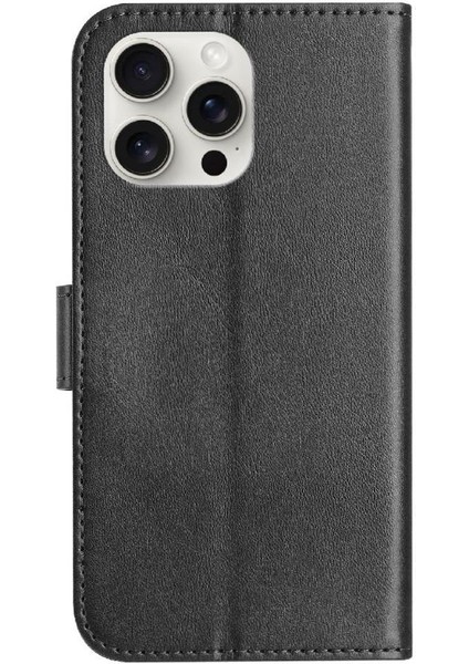 iPhone 16 Pro Tam Korumalı Telefon Pu Deri Cüzdan Standlı Kılıf (Yurt Dışından) indirimleri
