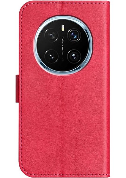 Honor Magic 7 Pro Tam Korumalı Telefon Pu Deri Cüzdan Standlı Kılıf (Yurt Dışından)