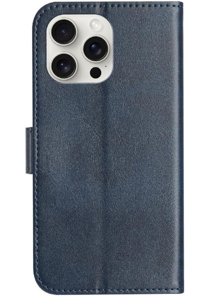 iPhone 14 Pro Max Tam Korumalı Telefon Pu Deri Cüzdan Standlı Kılıf (Yurt Dışından)