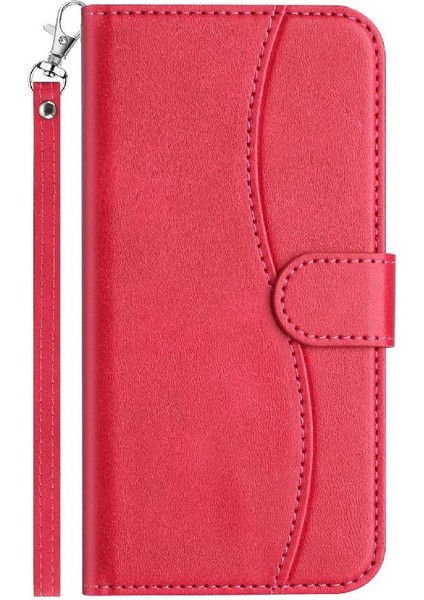 iPhone 13 Pro Max Tam Korumalı Telefon Pu Deri Cüzdan Standlı Kılıf (Yurt Dışından)
