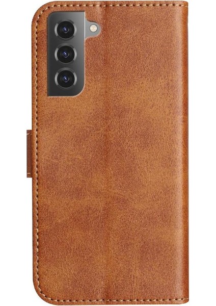Samsung Galaxy S21 Plus Tam Korumalı Telefon Pu Deri Cüzdan Standlı Kılıf (Yurt Dışından) indirimleri