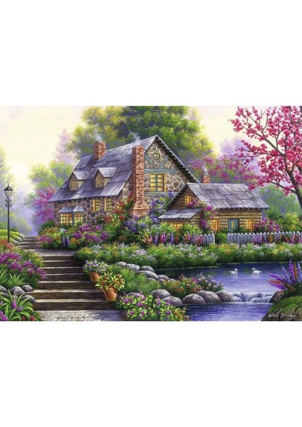 120004646 Romantic Cottage 1000 Parça Ravensburger Puzzle