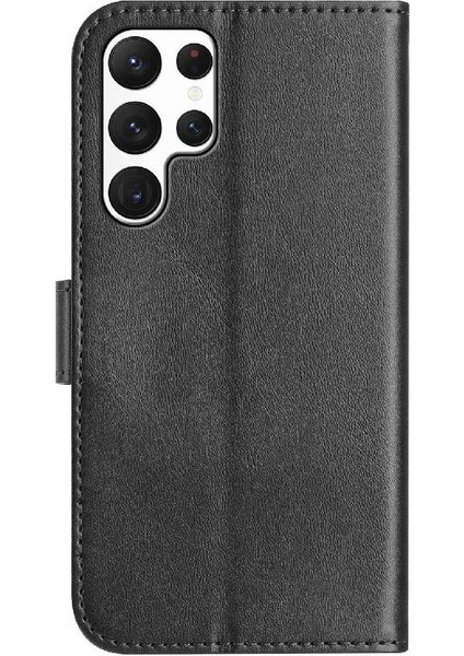Samsung Galaxy S24 Ultra Tam Korumalı Telefon Pu Deri Cüzdan Standlı Kılıf (Yurt Dışından) indirimleri