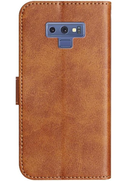 Samsung Galaxy Note 9 Tam Korumalı Telefon Pu Deri Cüzdan Standlı Kılıf (Yurt Dışından)