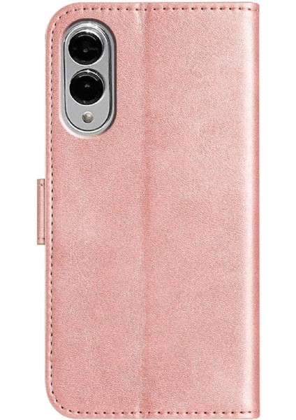 Samsung Galaxy S25 Edge Tam Korumalı Telefon Pu Deri Cüzdan Standlı Kılıf (Yurt Dışından)