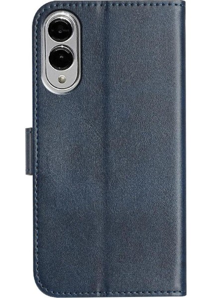 Samsung Galaxy S25 Edge Tam Korumalı Telefon Pu Deri Cüzdan Standlı Kılıf (Yurt Dışından)