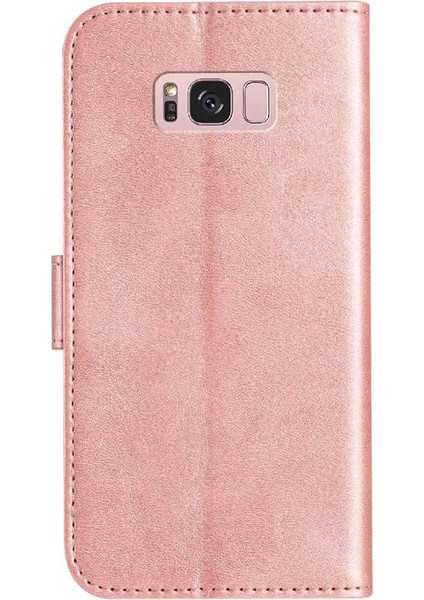 Samsung Galaxy S8 Tam Korumalı Telefon Pu Deri Cüzdan Standlı Kılıf (Yurt Dışından)