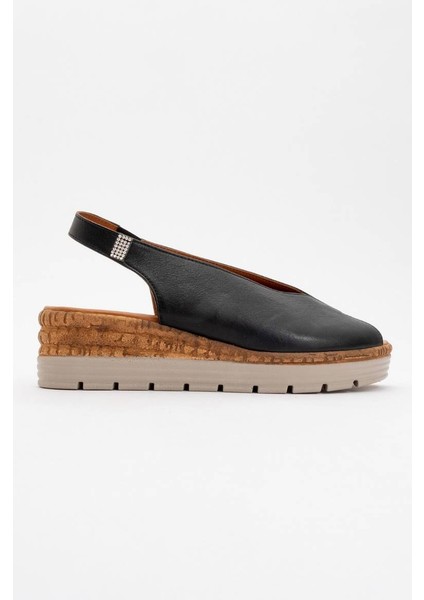 Kadın Hakiki Deri Dolgu Topuklu Sandalet 6317 indirimleri