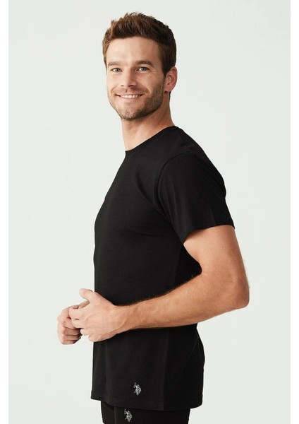 - Erkek Siyah 2 Li Yuvarlak Yaka T-Shirt 90002 modelleri