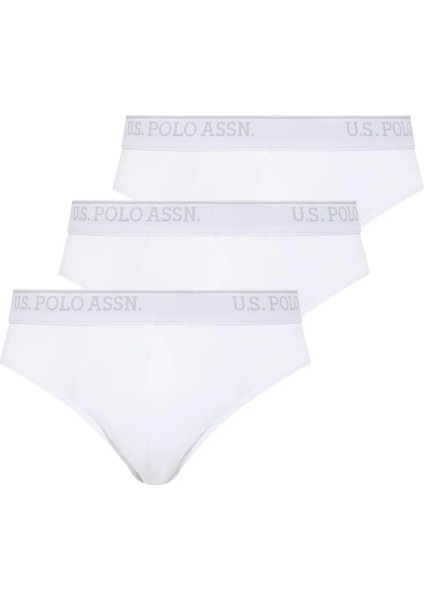 Erkek Beyaz 3'lü Slip 90003