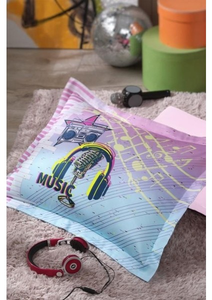 Speldosa Pembe Tek Kişilik Nevresim Takımı