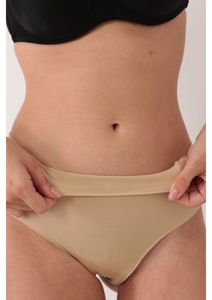 Ten Lazer Kesim Düşük Bel Tangalı Korse Külot - Xl