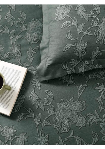 Barocco Çift Kişilik Nevresim Takımı - Yesil fırsatları