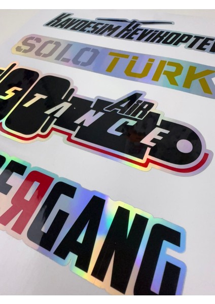 Hologram Araç Sticker'ı Arka Cam Sticker Araba