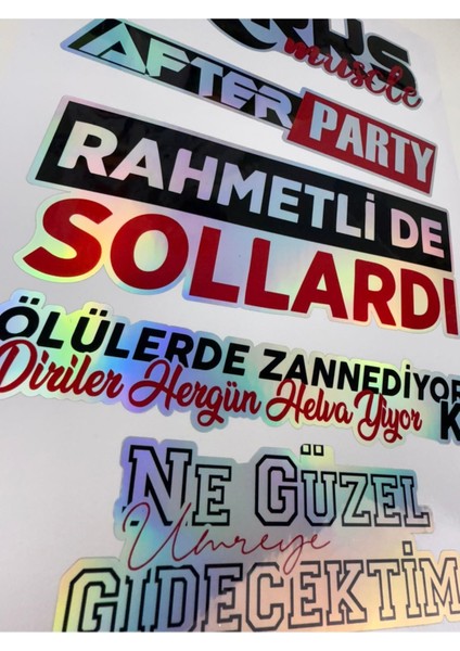 Hologram Araç Sticker'ı Arka Cam Sticker Araba
