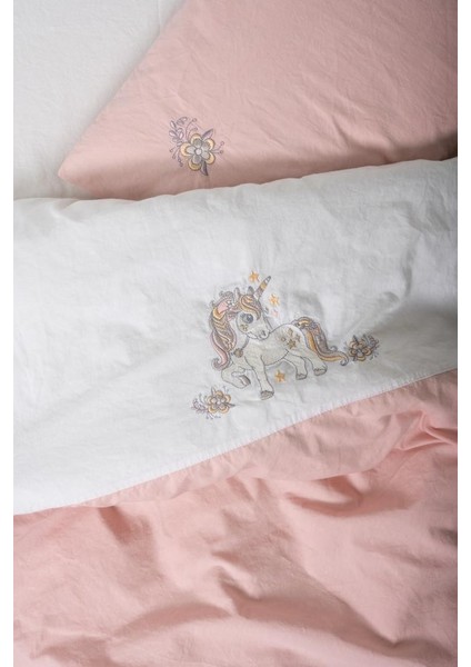 Cuddly Nakışlı Bebek Nevresim Takımı Bonic Beyaz modelleri